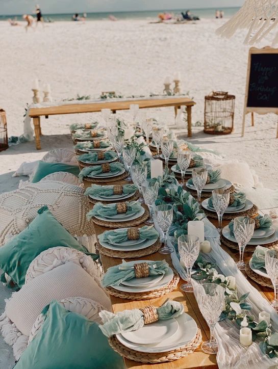 Beach Picnic Setup