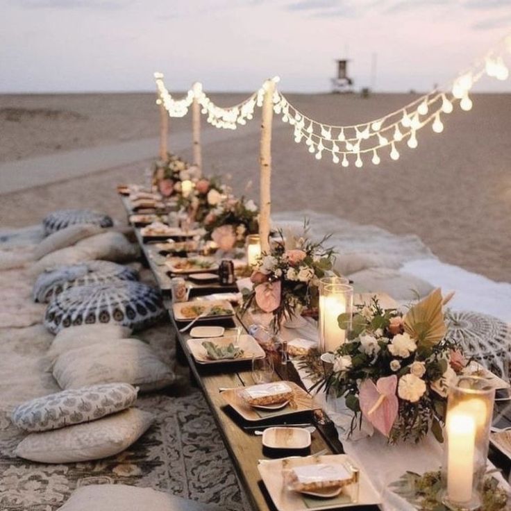 Beach Picnic Setup