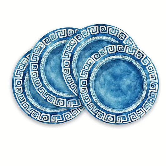 Blue and White Greek Placemats (4)