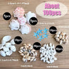 Ocean Treasure Mini Seashell Scatter – Natural Decorative Seashells (100 Pieces)