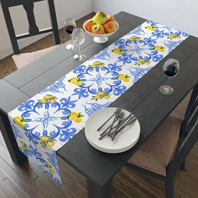 Summer Lemon Table Runner - Amalfi Coast