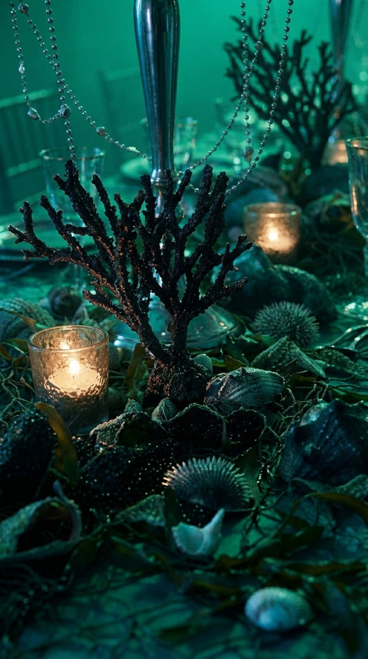 Underwater Pirate Treasure Tablescape – Luxury Ocean-Inspired Event Design