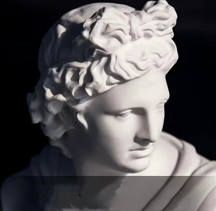 Apollo Bust Sculpture 15cm – Luxury Greek Statue Prop