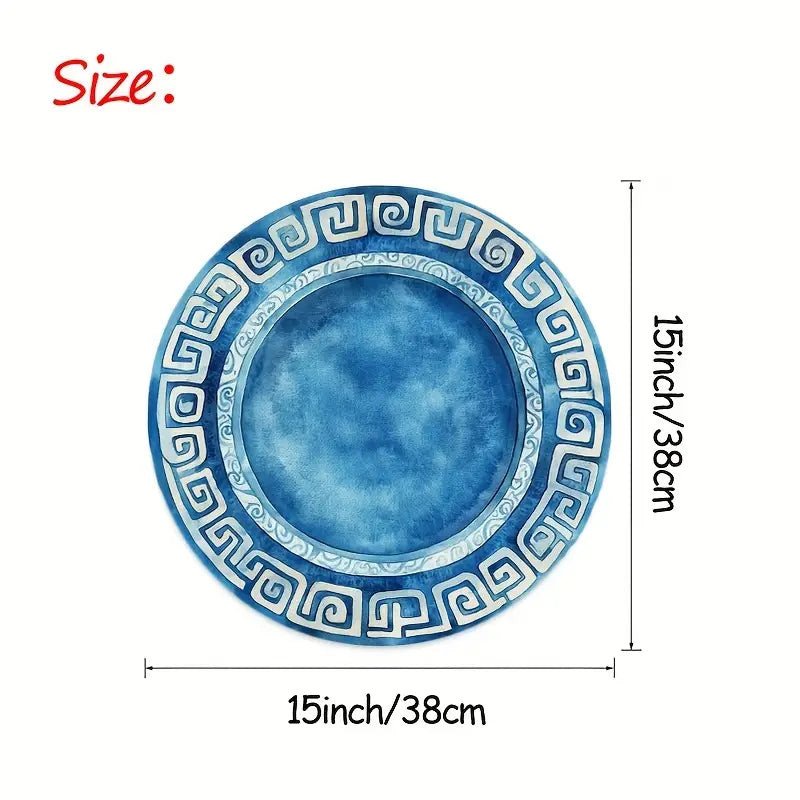 Blue and White Greek Placemats (4)