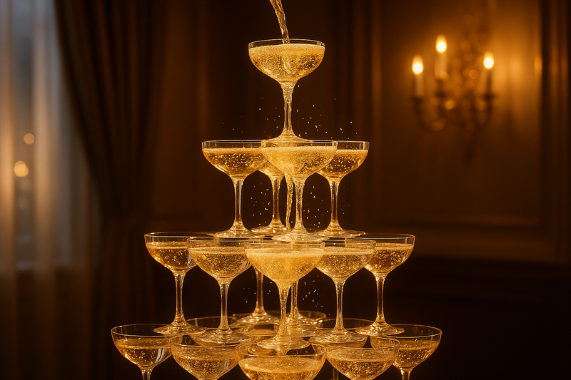 champagne tower