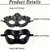 Don Juan Masquerade Masks – Spanish Baroque Carnival Masks (21cm x 9.5cm)