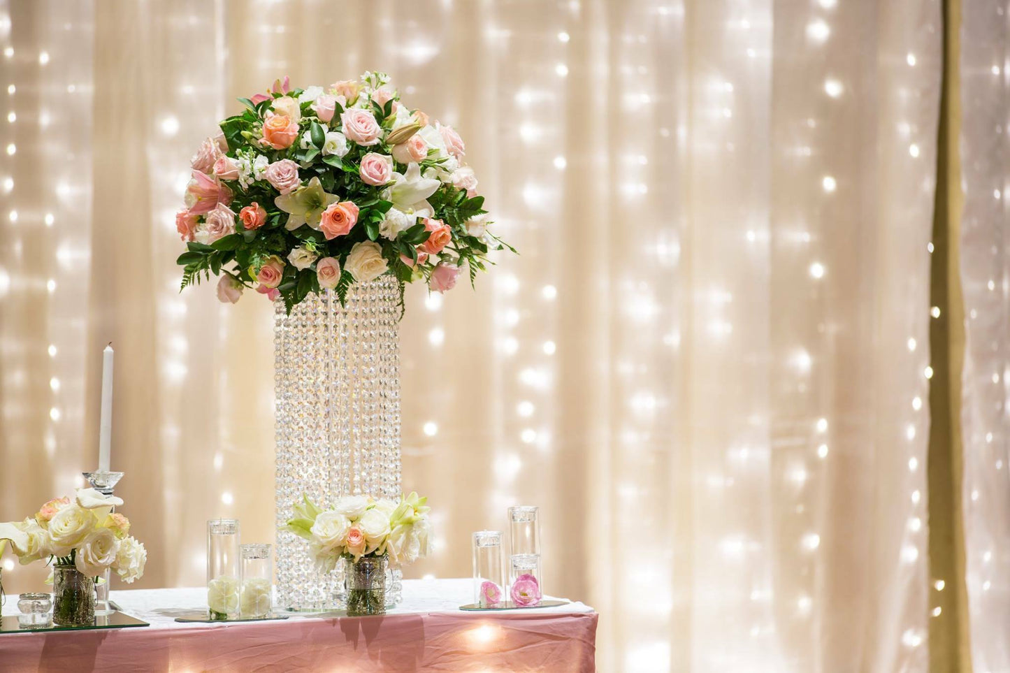 Crystal Round Top Display Centrepiece