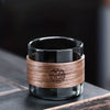 Smoked Noir Glass Votive & Mini Vase – 6cm x 5.5cm