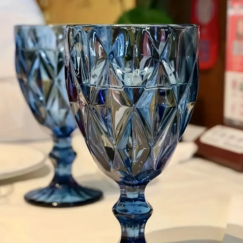 Blue Vintage Glasses