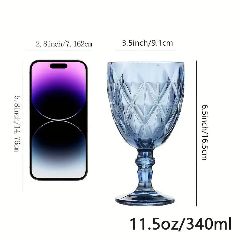 Blue Vintage Glasses