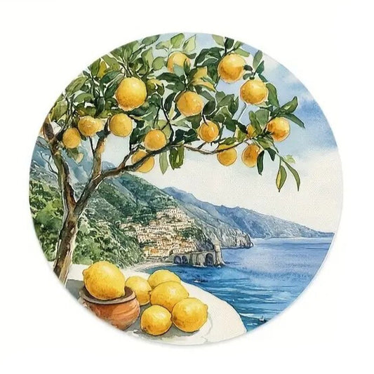Lemon Tree on Amalfi Coast at Seasonal Table Mats