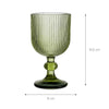 Aurora Relief Goblet Glass – 200ml