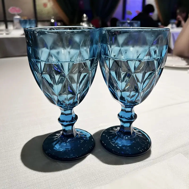 Blue Vintage Glasses