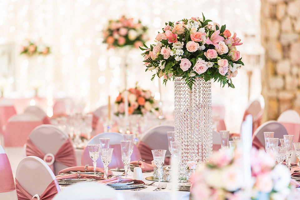 Crystal Round Top Display Centrepiece