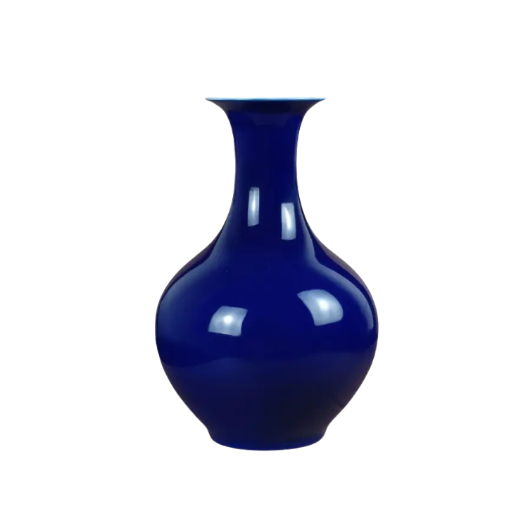 Deep Blue Ceramic Vase