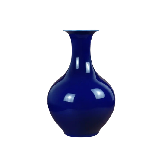 Deep Blue Ceramic Vase