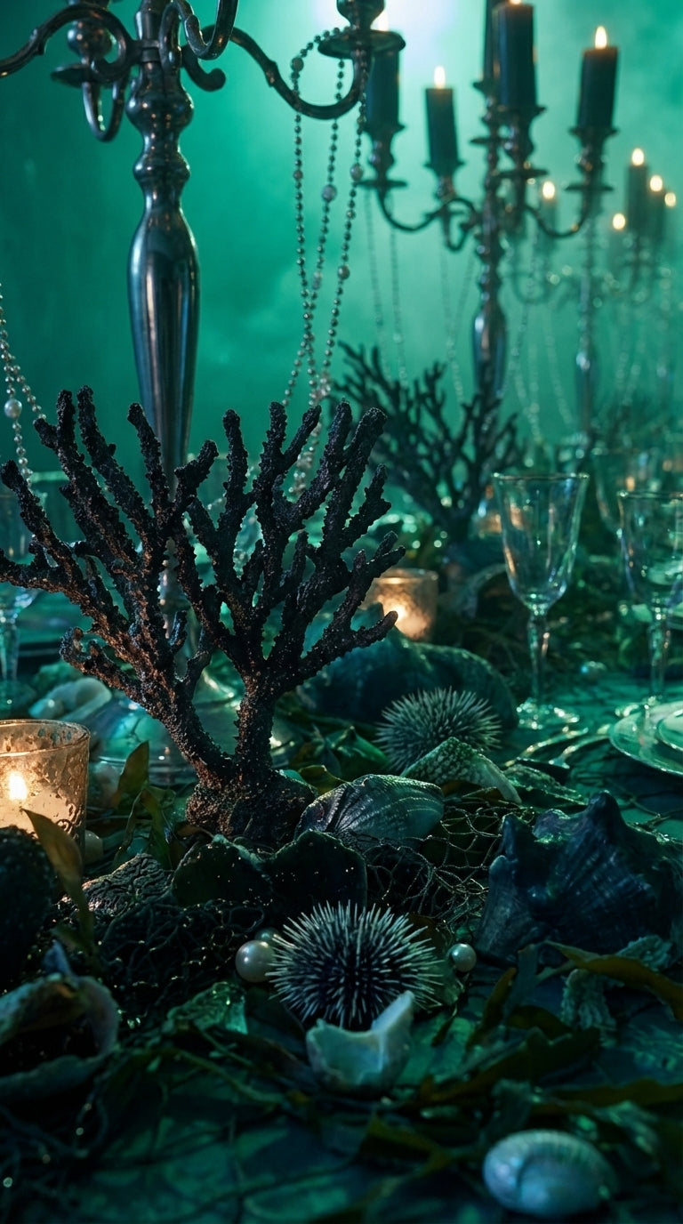 Underwater Pirate Treasure Tablescape – Luxury Ocean-Inspired Event Design