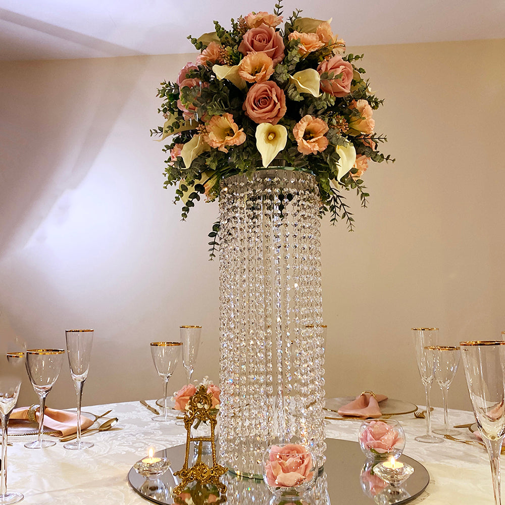 Crystal Round Top Display Centrepiece