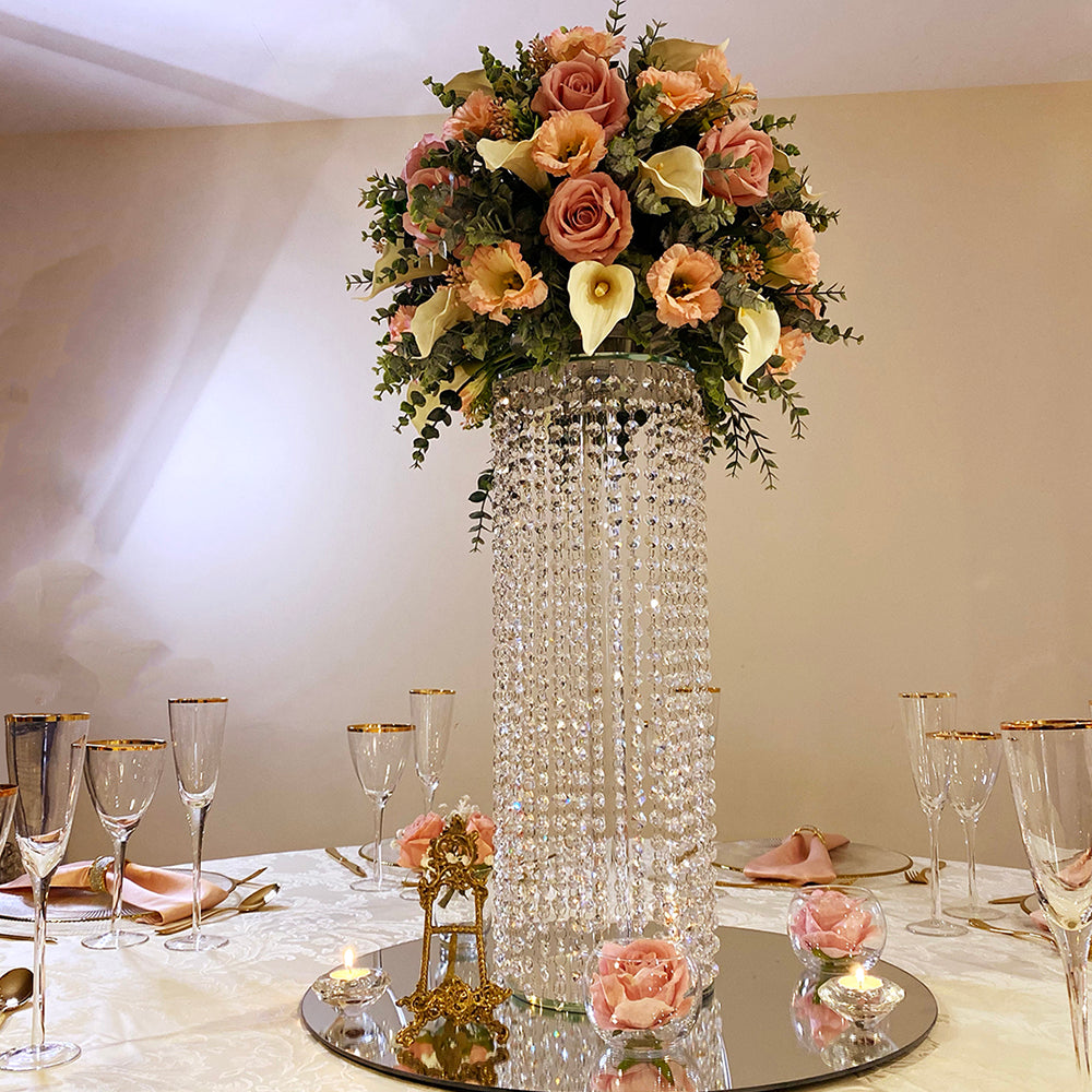 Crystal Round Top Display Centrepiece