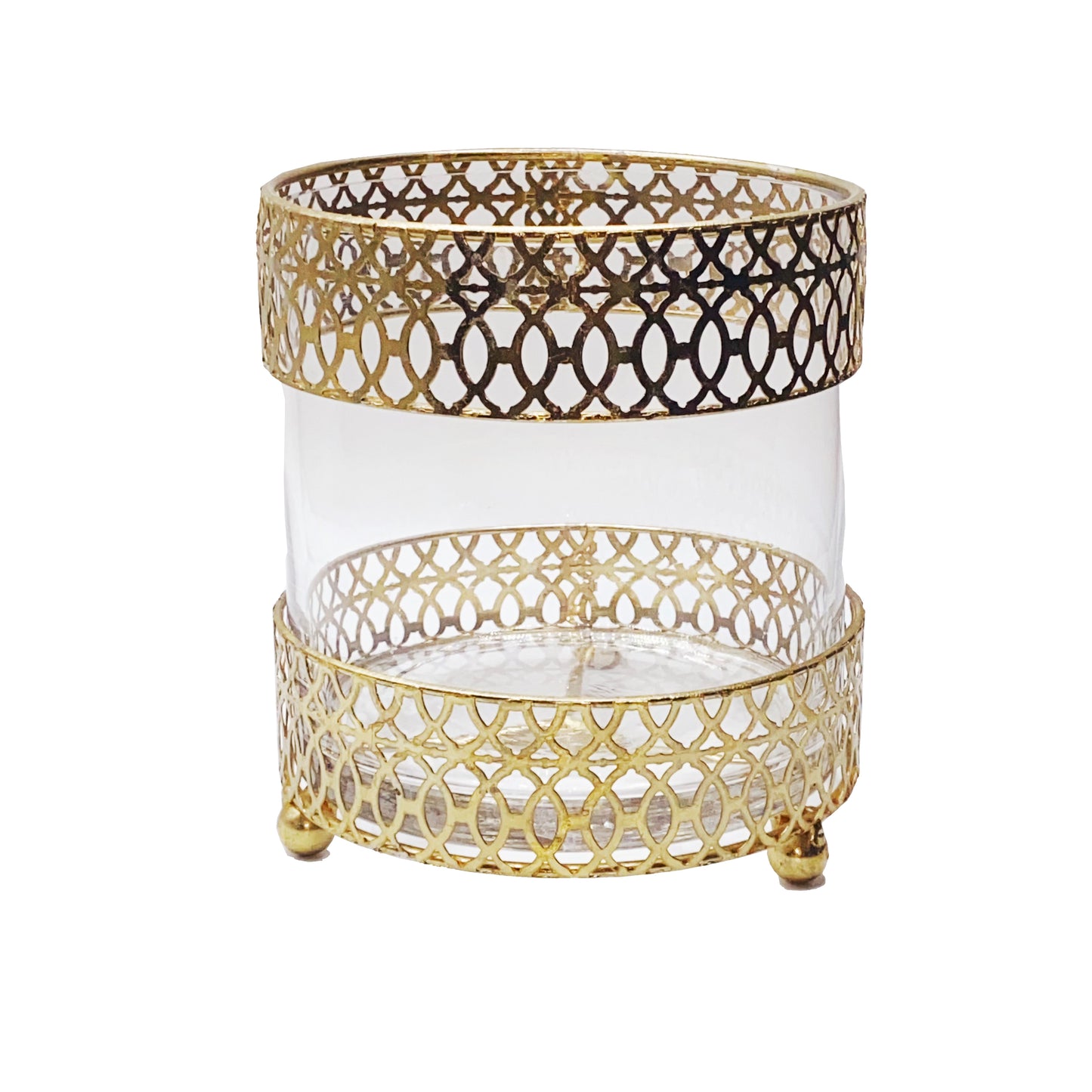 Gold Candelabra Centrepiece