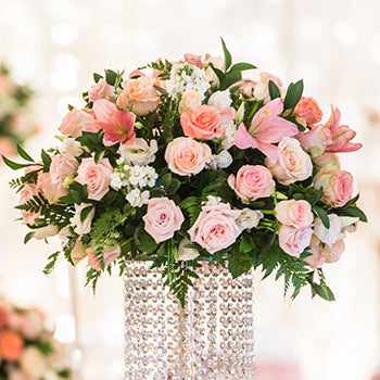 Crystal Round Top Display Centrepiece