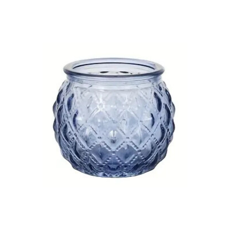 Blue Glass Votives 5cm