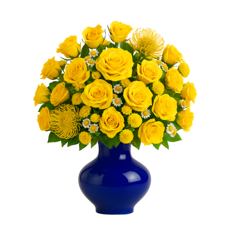 Yellow Flower Bunch - Large (25 Stems)
