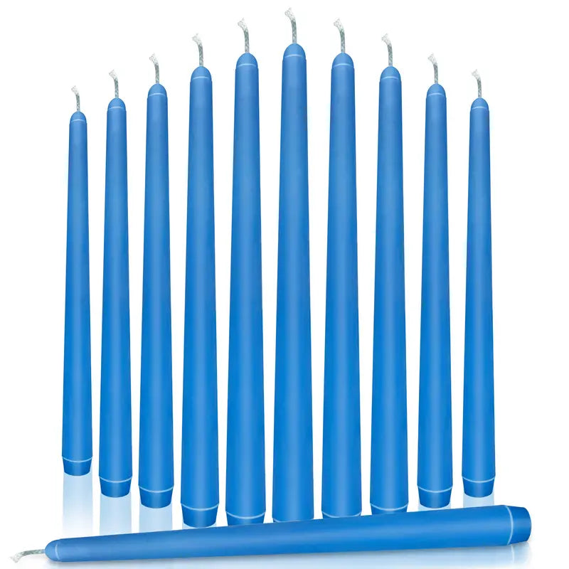 Taper Candles Blue 25cm (12)