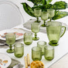 Aurora Relief Goblet Glass – 200ml