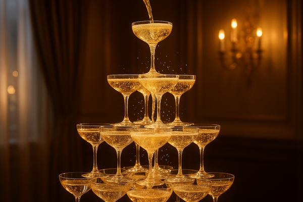 champagne tower
