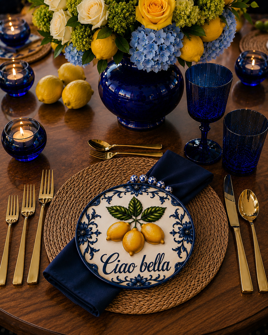 🇮🇹 Ciao Bella - Rectangular 12 Seater Table