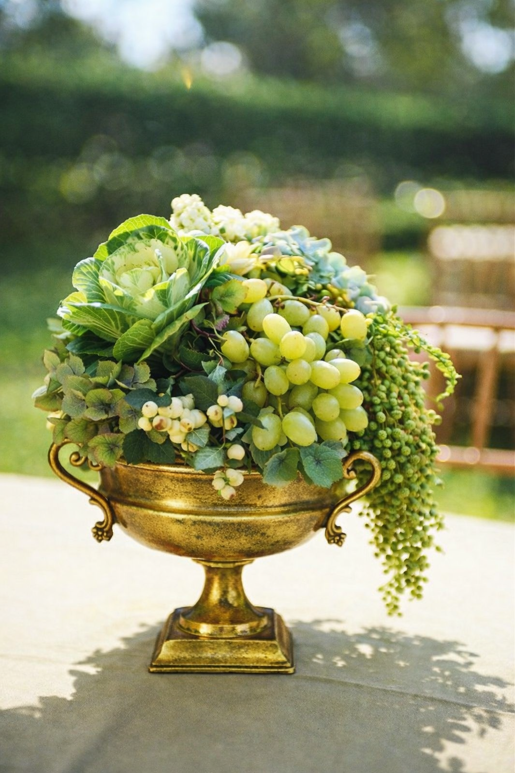 Antique Gold Goblet 20cm