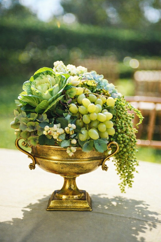 Antique Gold Goblet 20cm