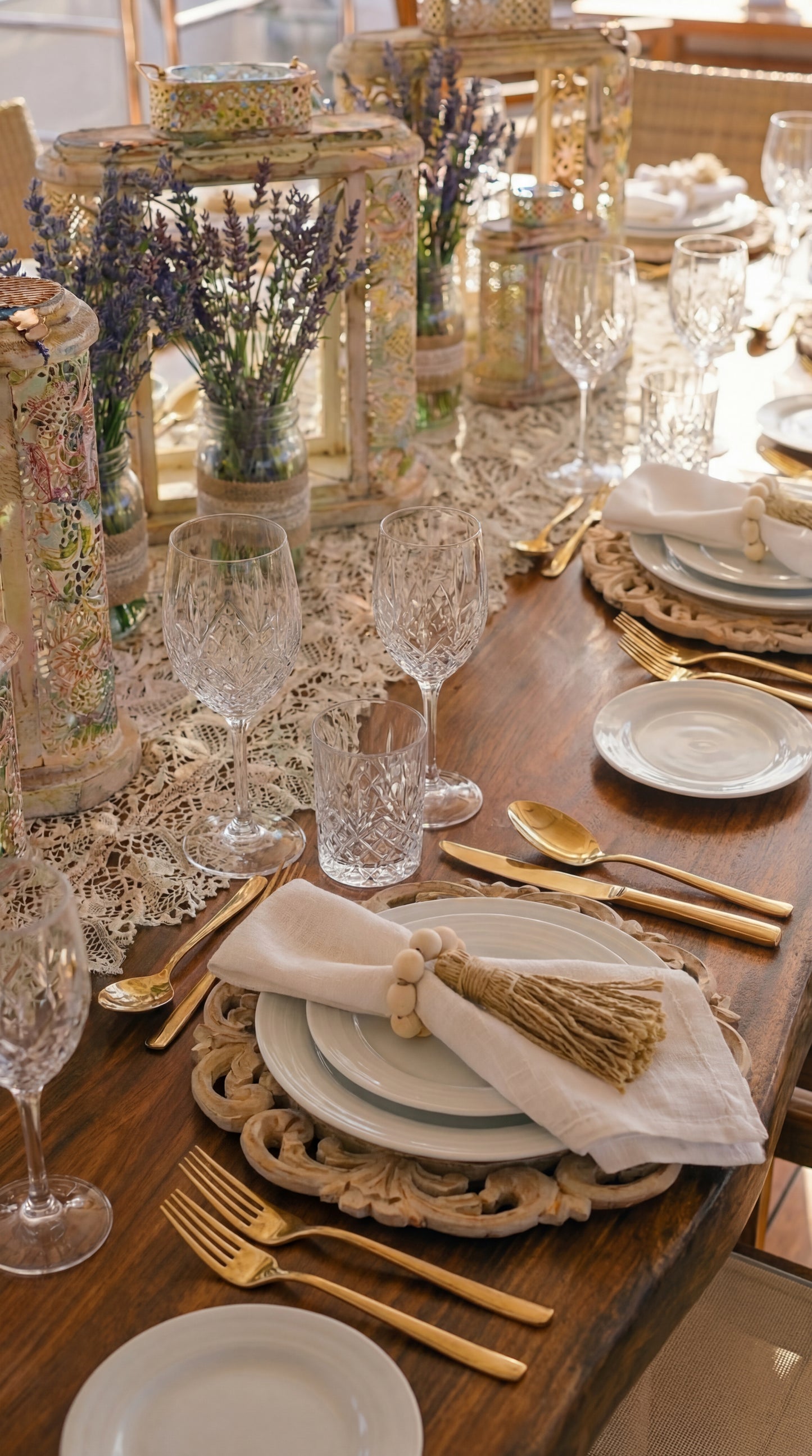 🇫🇷  Lavande Lumière Tablescape