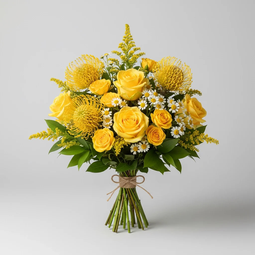 Yellow Flower Bunch - Large (25 Stems)
